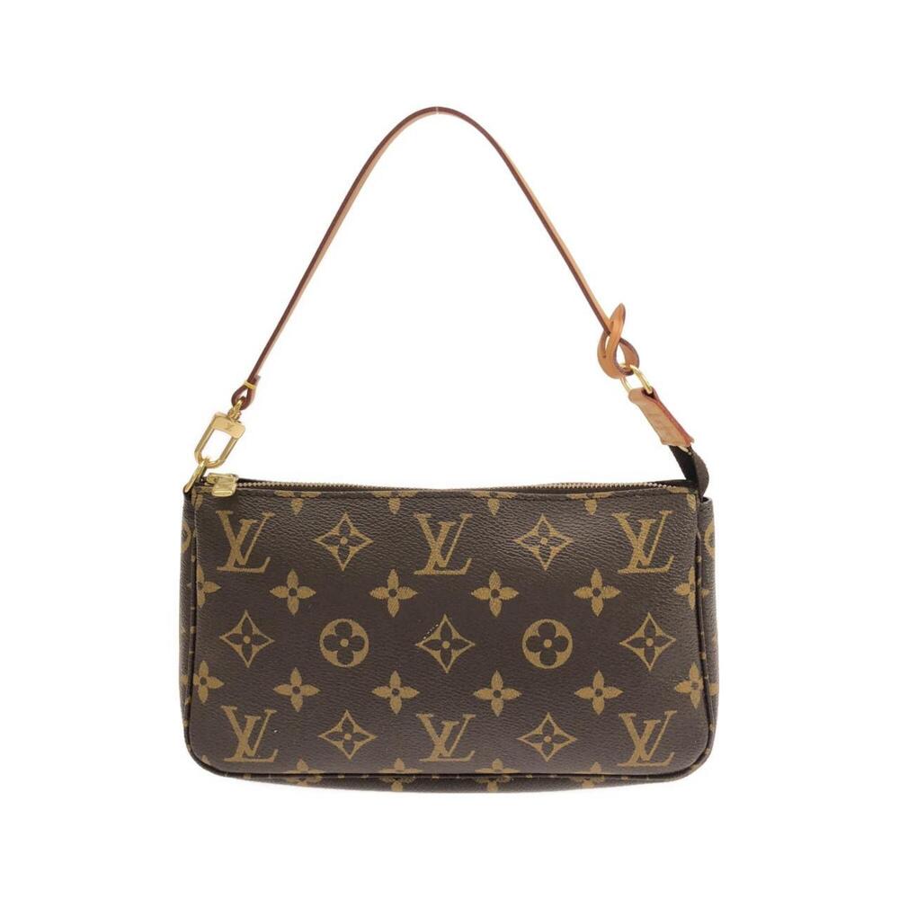 LOUIS VUITTON Brown Monogram Pochette Pouch